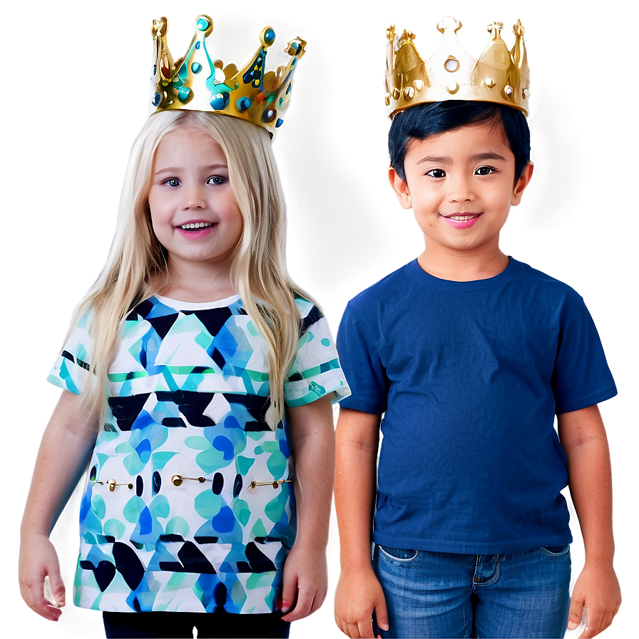 Child Wearing Crown Png Tft46 PNG image