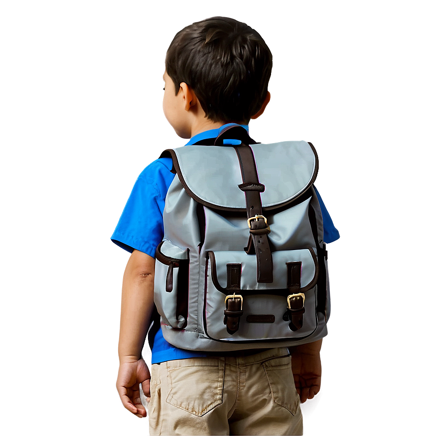Child With Backpack Png Vvs95 PNG image