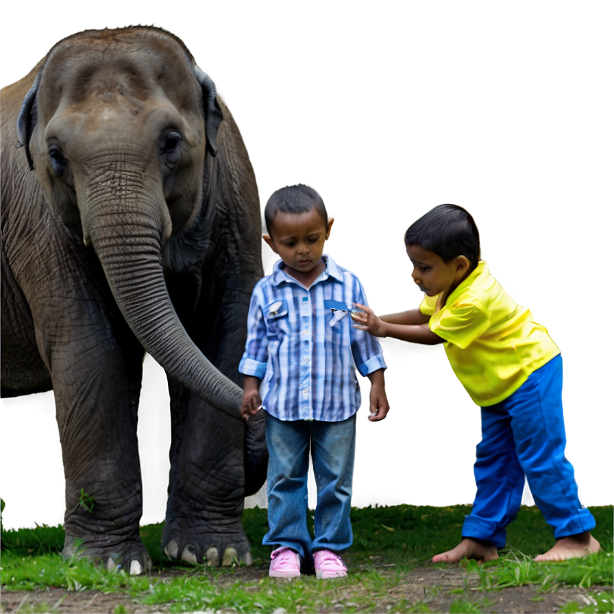 Children At Zoo Png Qma12 PNG image