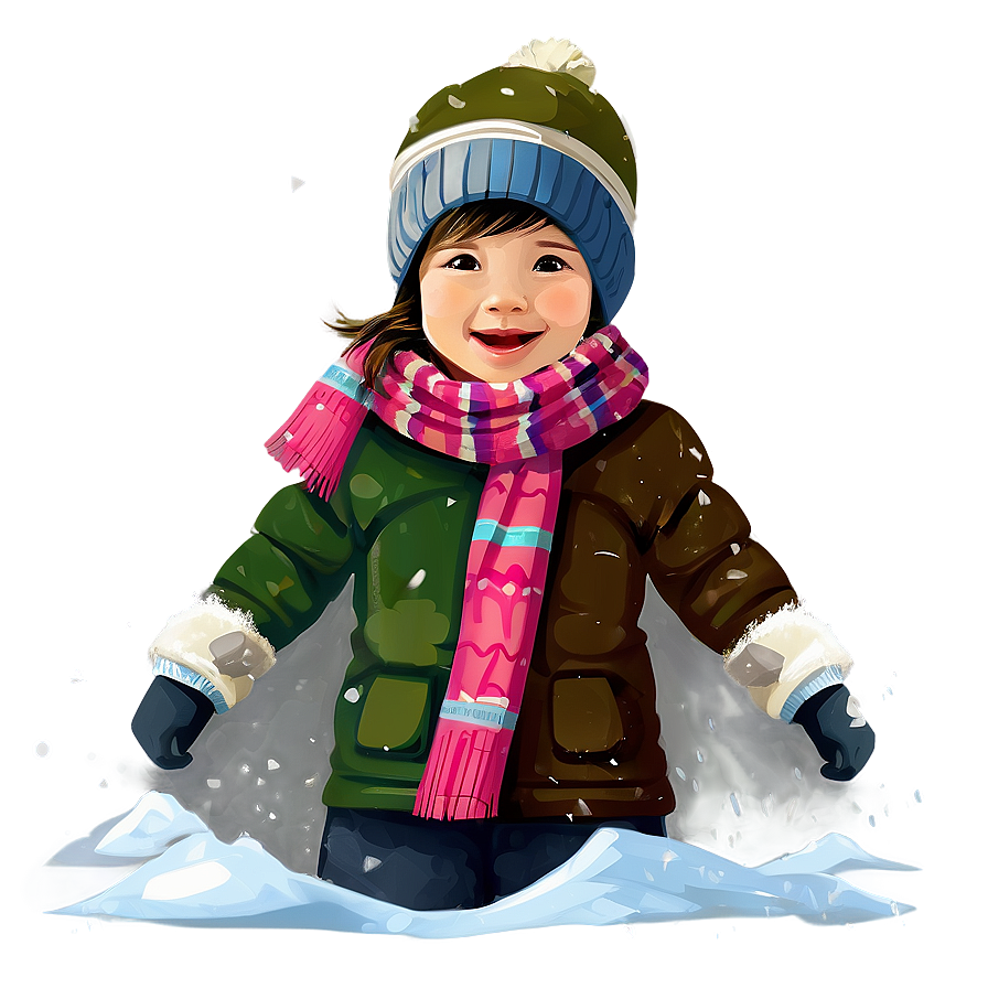 Children In Snow Png 37 PNG image