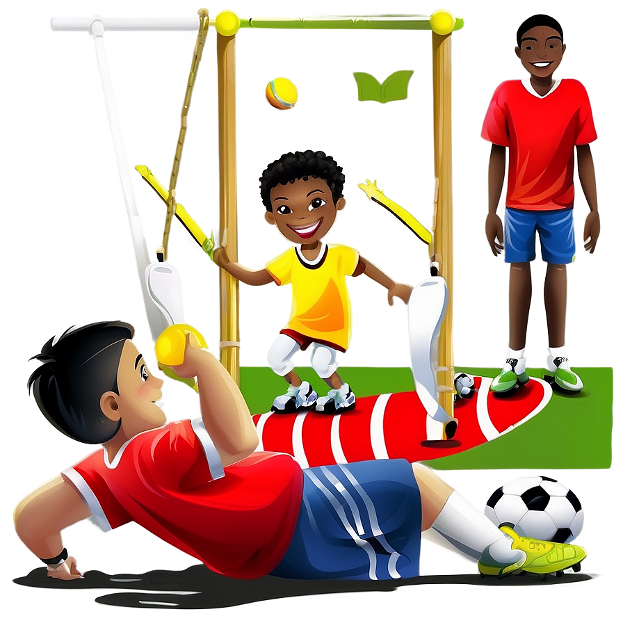 Children Playing Sports Png 58 PNG image