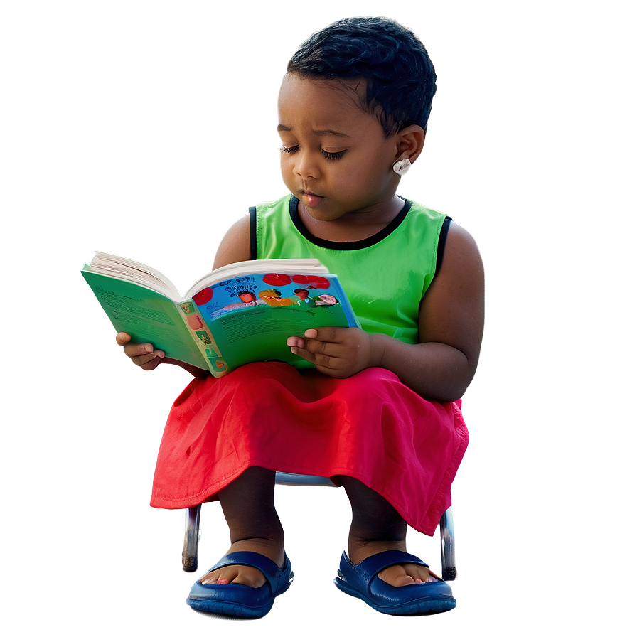 Children Reading Books Png Ita78 PNG image