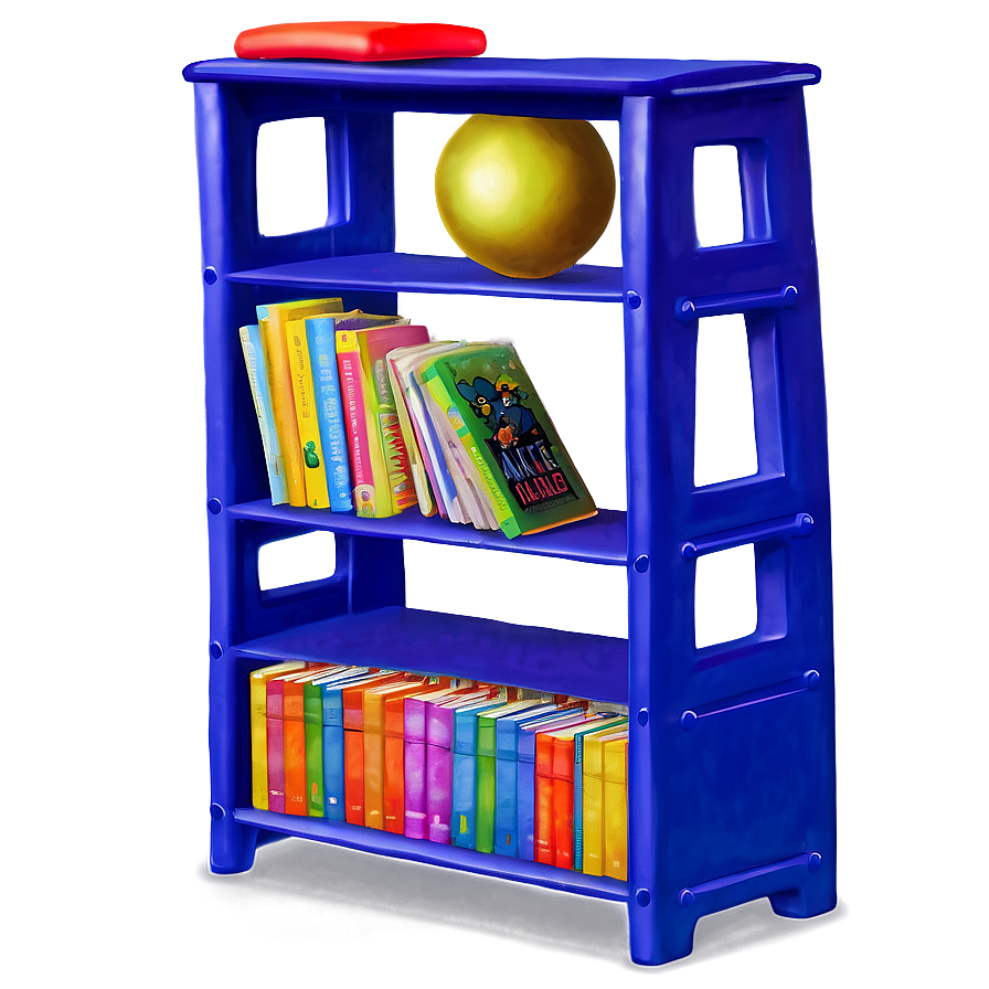 Children's Bookshelf Theme Png Xvx95 PNG image