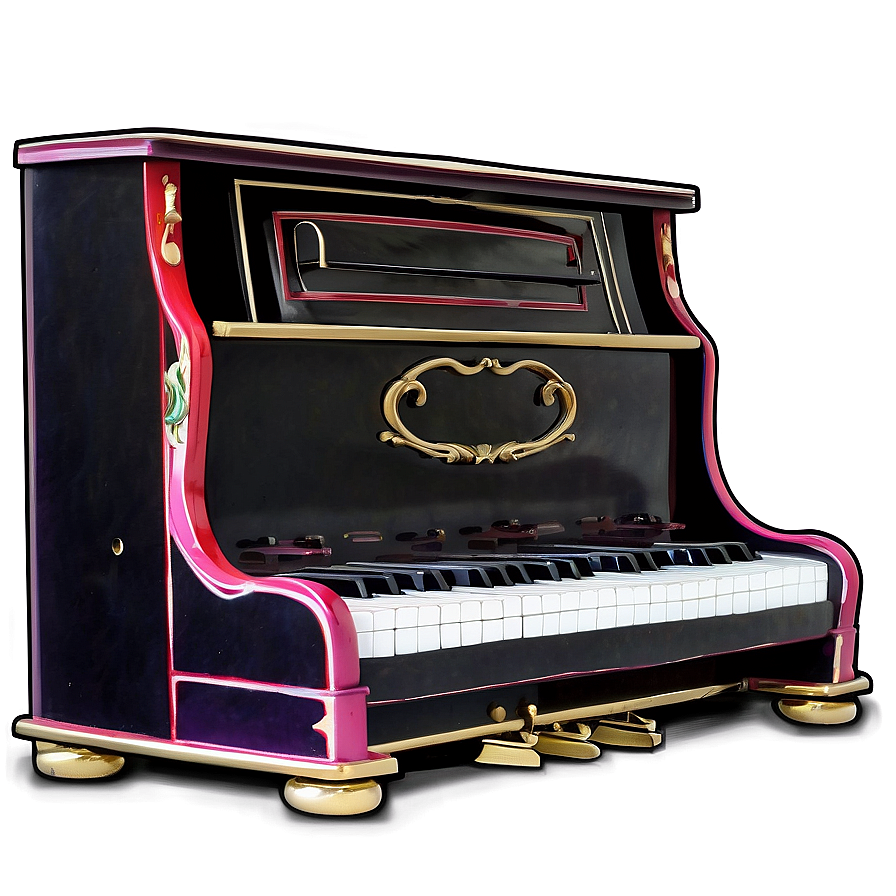 Children's Upright Piano Png 06272024 PNG image