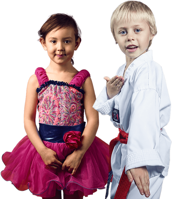 Childrenin Costumes Dressand Karate Gi PNG image