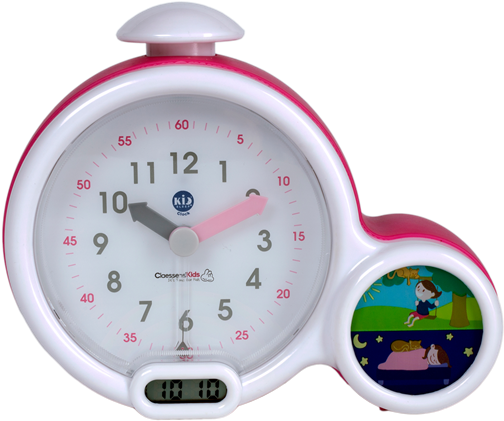 Childrens Alarm Clockwith Night Light PNG image