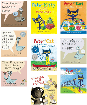 Childrens Book Covers Collection Pete The Cat PNG image