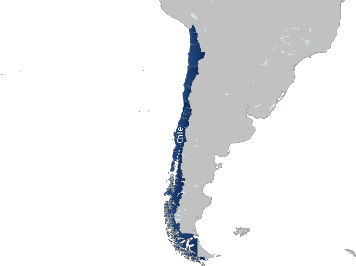 Chile Map Outline PNG image