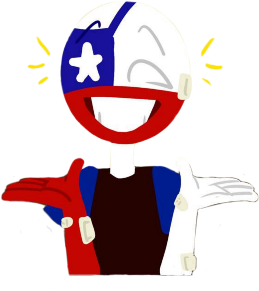 Chilean Flag Anime Character PNG image
