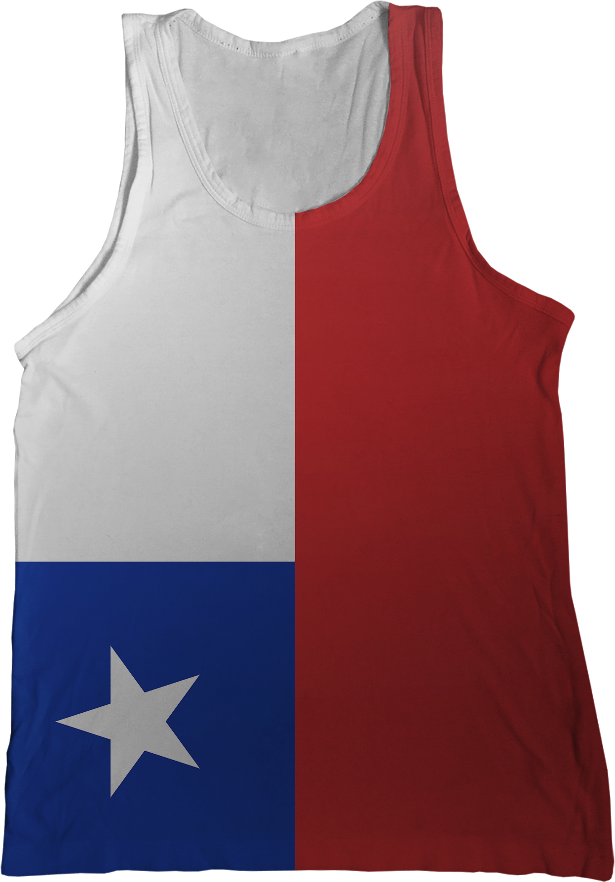 Chilean Flag Tank Top PNG image