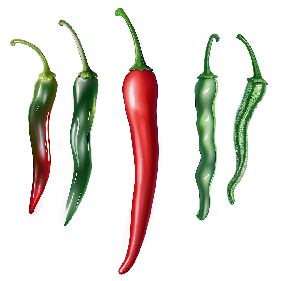 Chili Pepper Drawing Png 06122024 PNG image