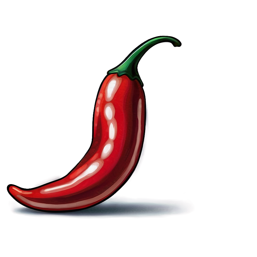 Chili Pepper Drawing Png Yxw24 PNG image