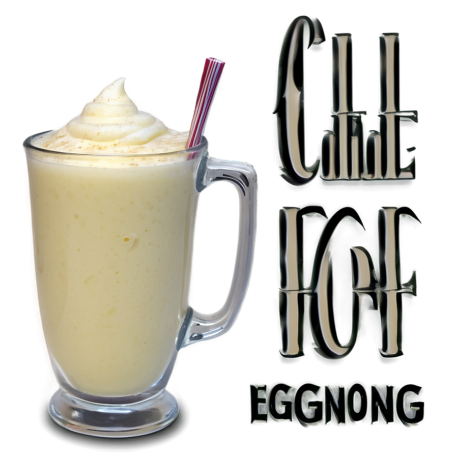 Chilled Holiday Eggnog Png 29 PNG image