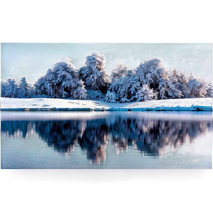 Chilled Winter Lake Png Nrb PNG image