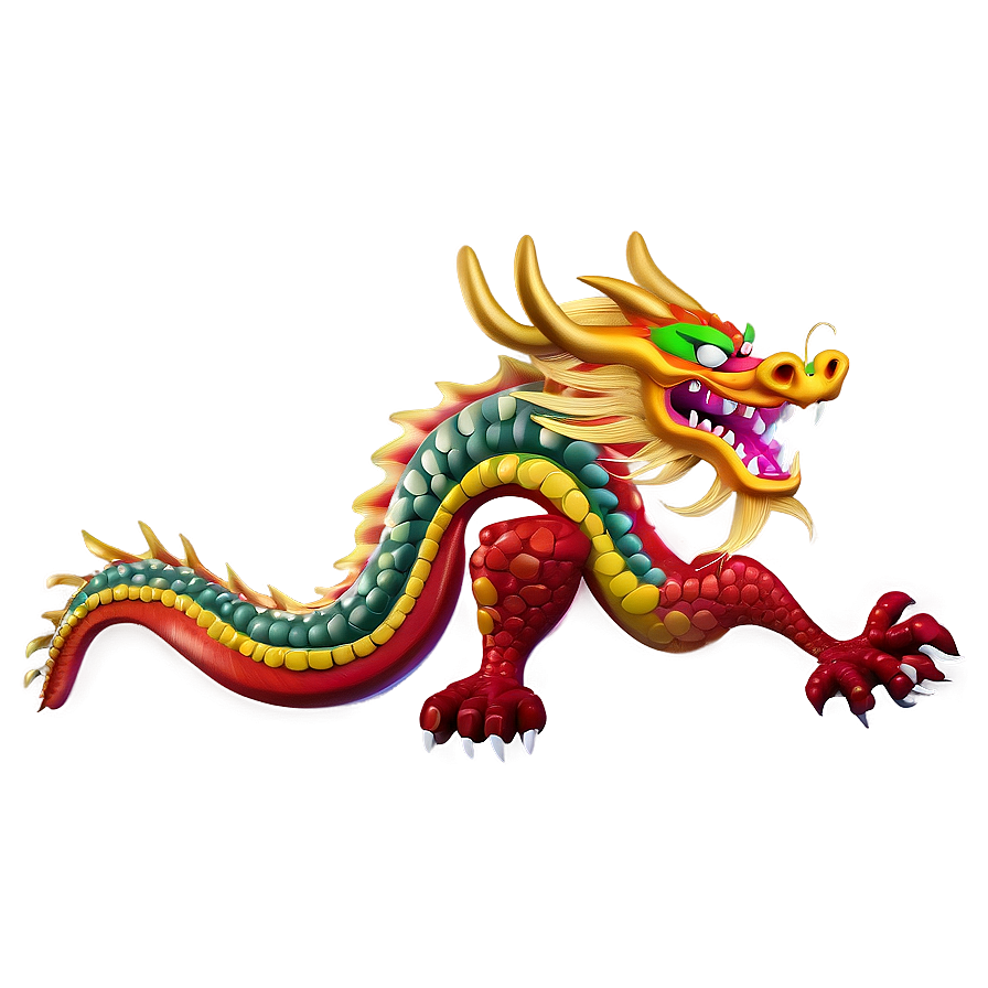 Chinese Dragon Design Png 05032024 PNG image