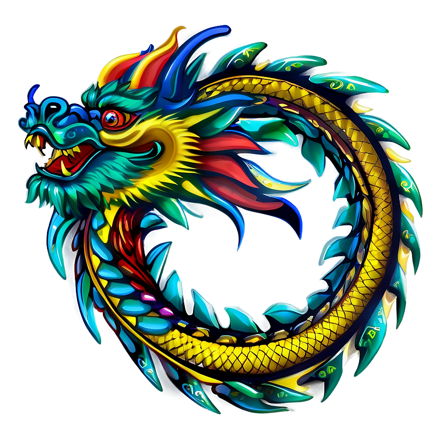Chinese Dragon Design Png Ofu74 PNG image