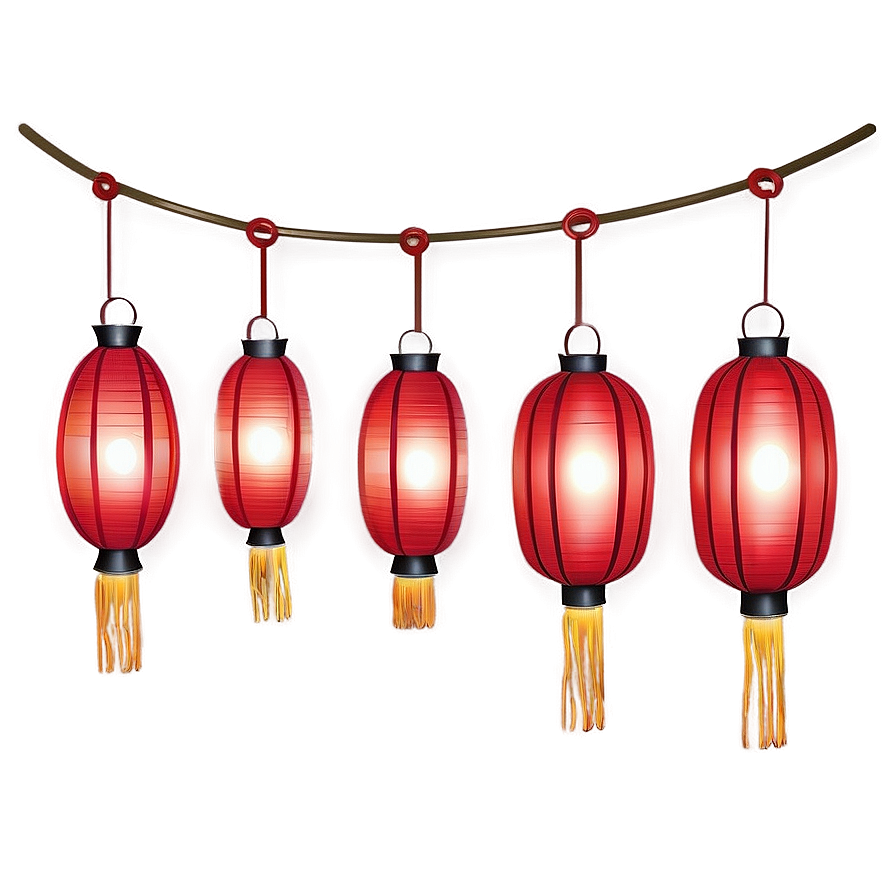 Chinese Lantern Art Png 06262024 PNG image