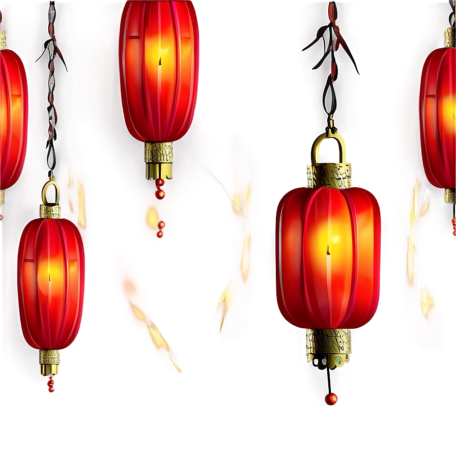 Chinese Lantern With Candle Png 06262024 PNG image