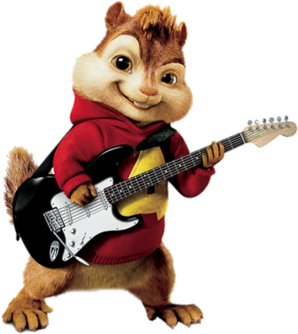 Chipmunk_ Rockstar_with_ Guitar.png PNG image