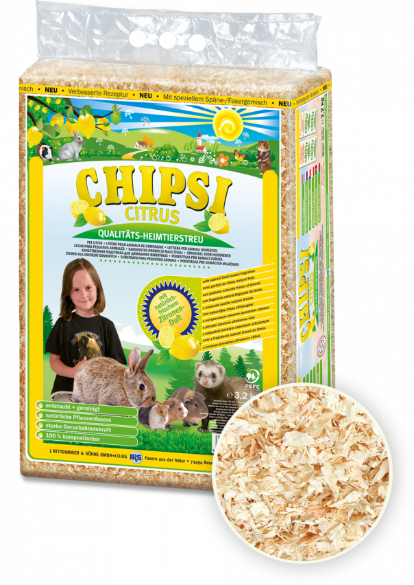 Chipsi Citrus Pet Bedding Product PNG image