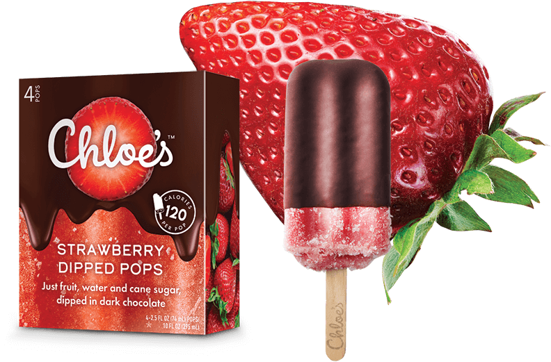 Chloes Strawberry Dipped Pops Product Image PNG image