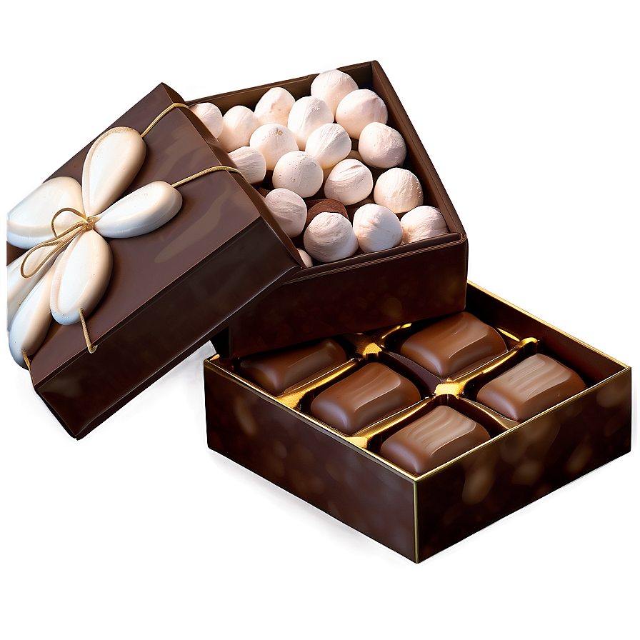 Chocolate And Marshmallow Box Png 06212024 PNG image