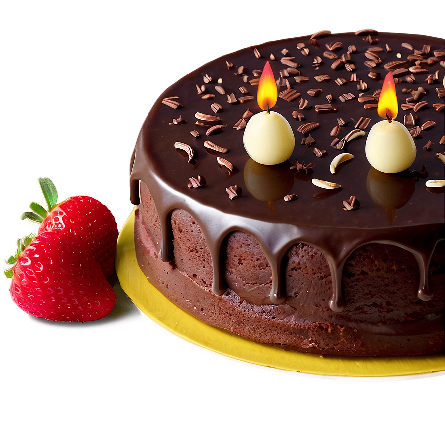 Chocolate Birthday Cake Png 05042024 PNG image