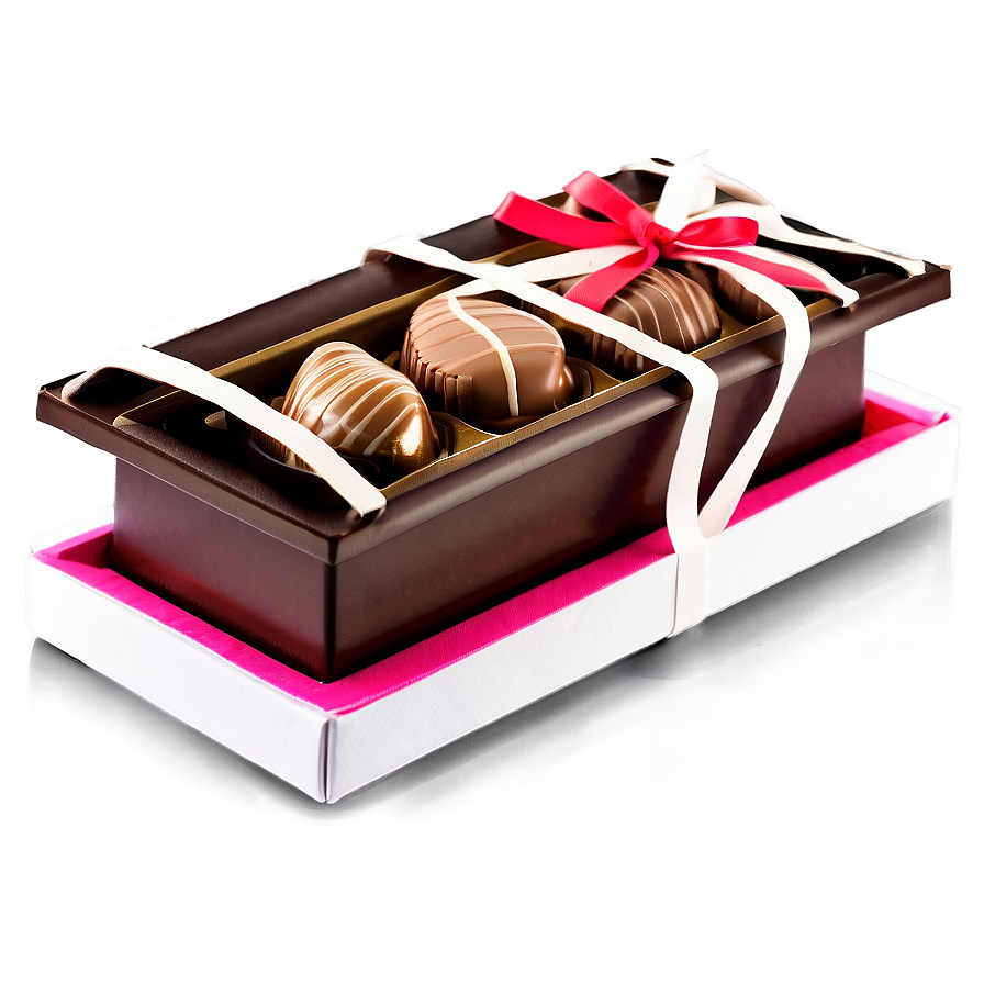 Chocolate Box For Valentine’s Day Png 43 PNG image