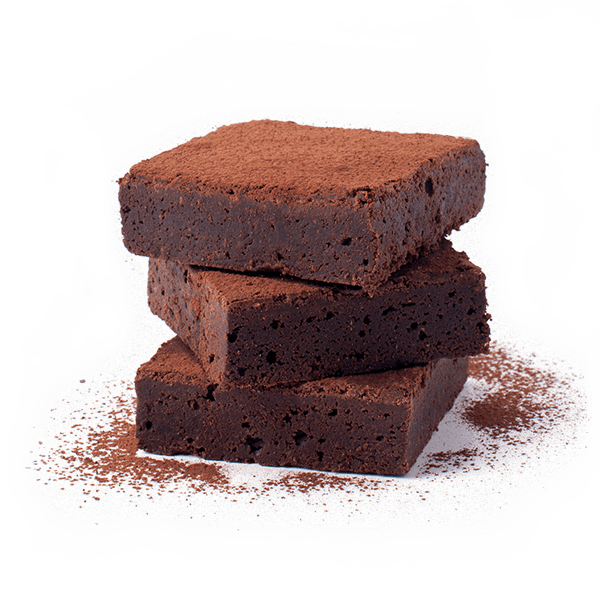 Chocolate Brownies Stacked PNG image