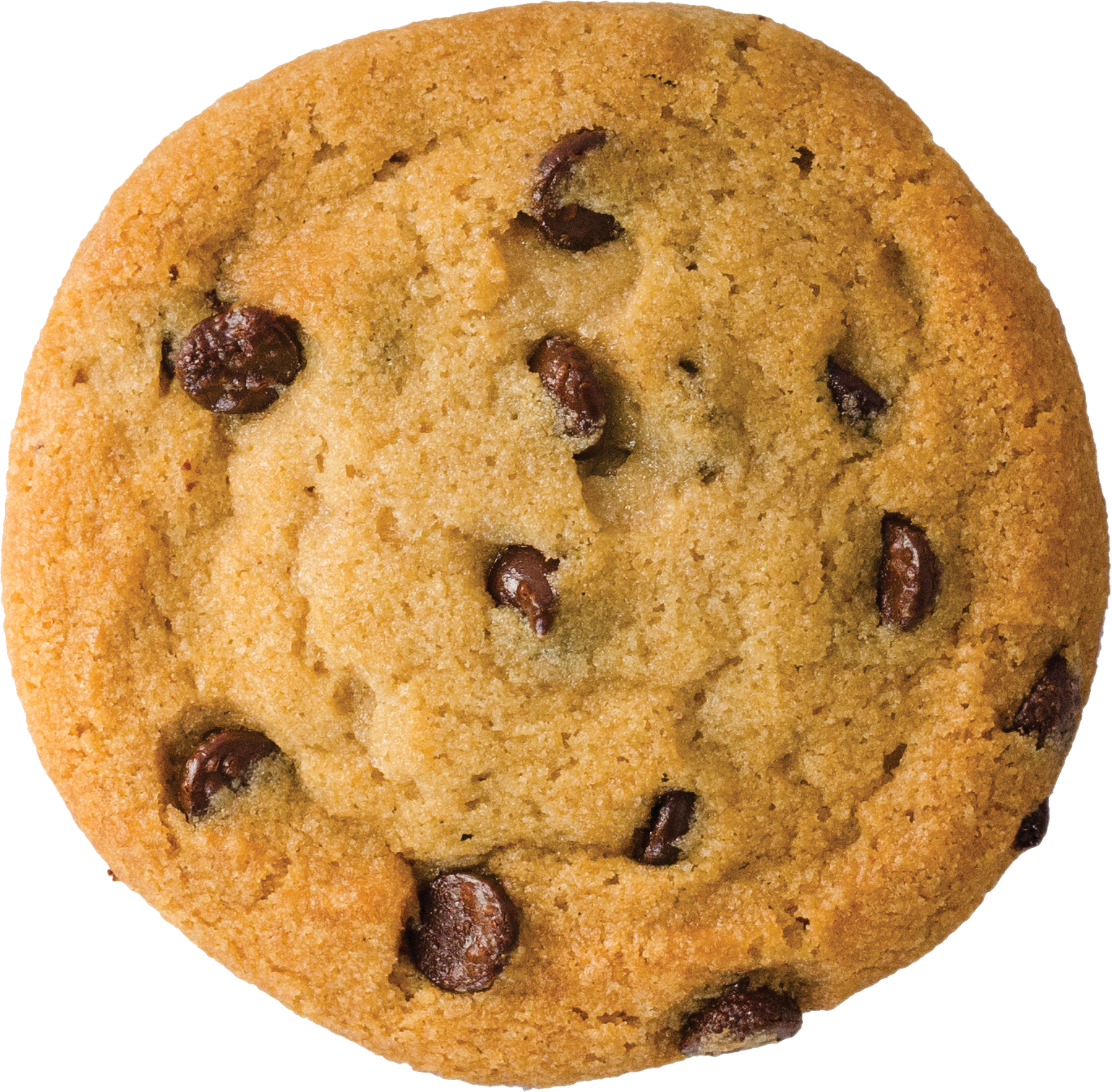 Chocolate Chip Cookie Top View.png PNG image