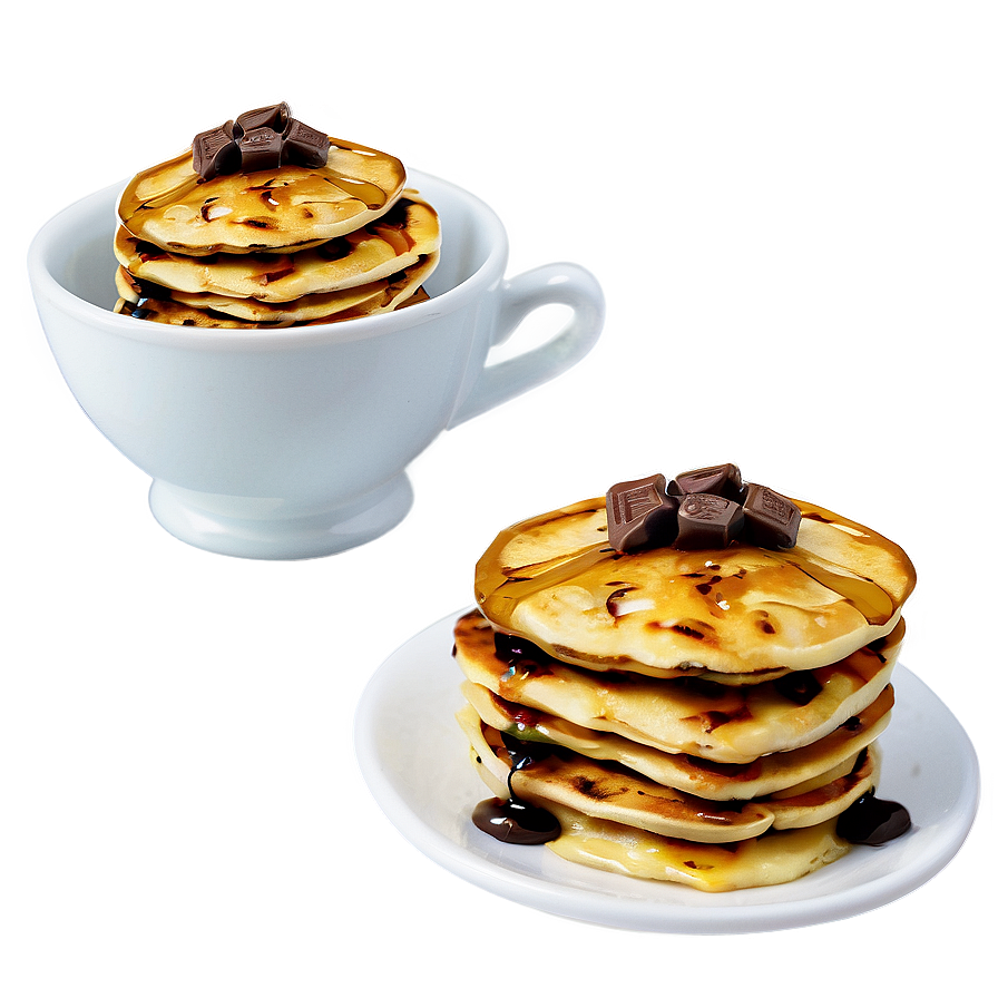 Chocolate Chip Pancakes Png Iey PNG image