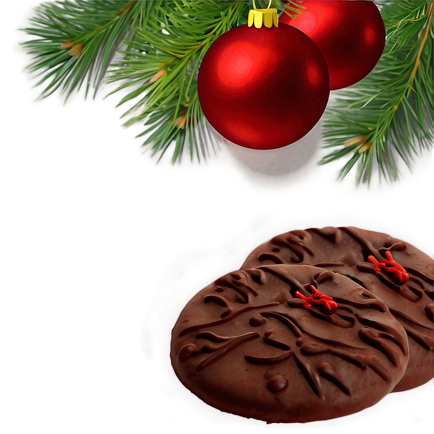 Chocolate Christmas Cookie Varieties Png Aol PNG image