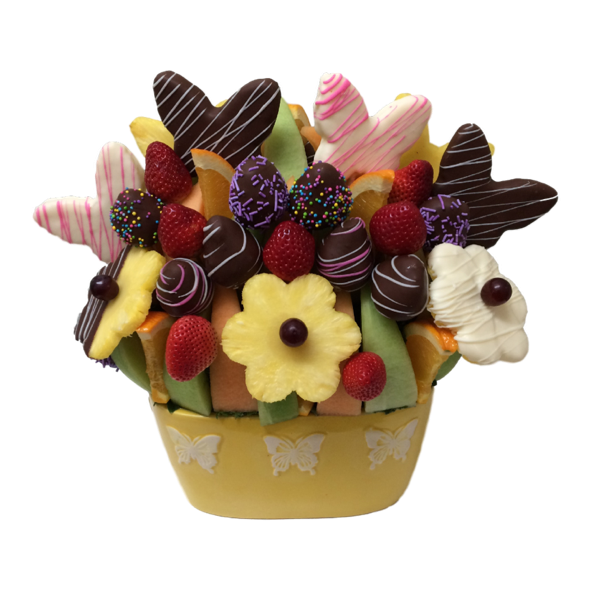 Chocolate Covered Strawberry Bouquet PNG image