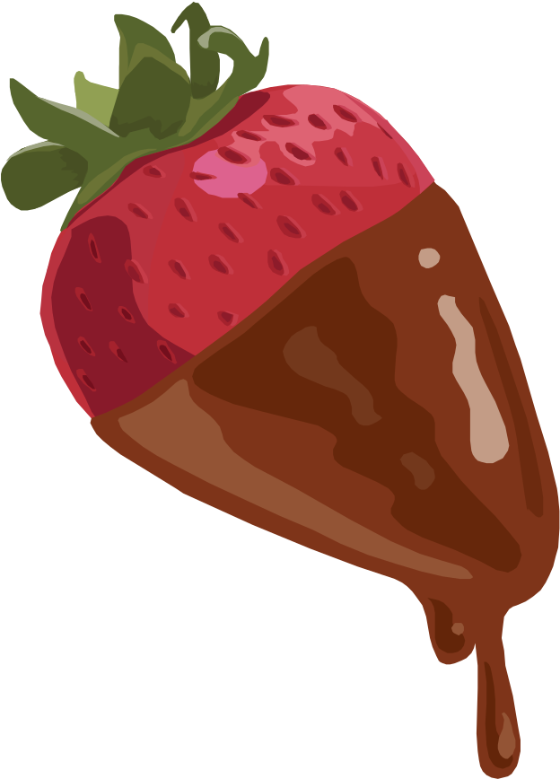 Chocolate Covered Strawberry PNG image