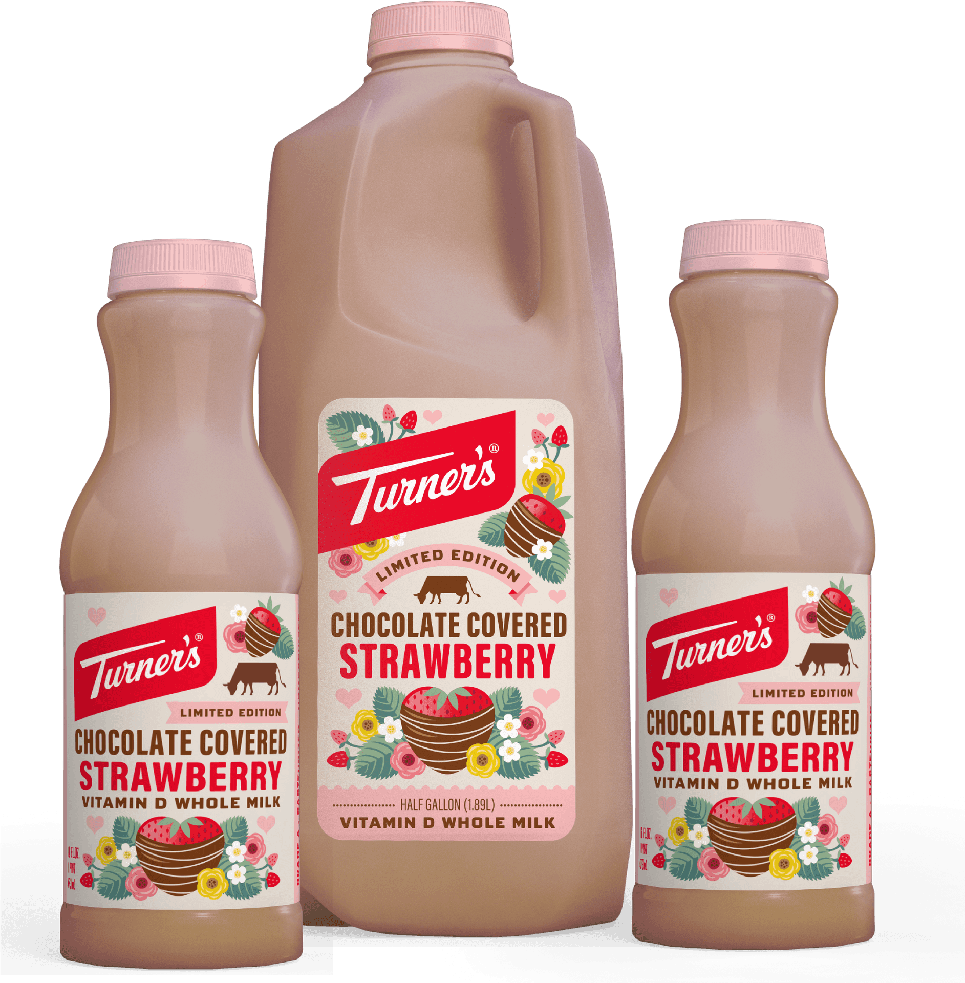 Chocolate Covered Strawberry Milk Turners Limited Edition PNG image