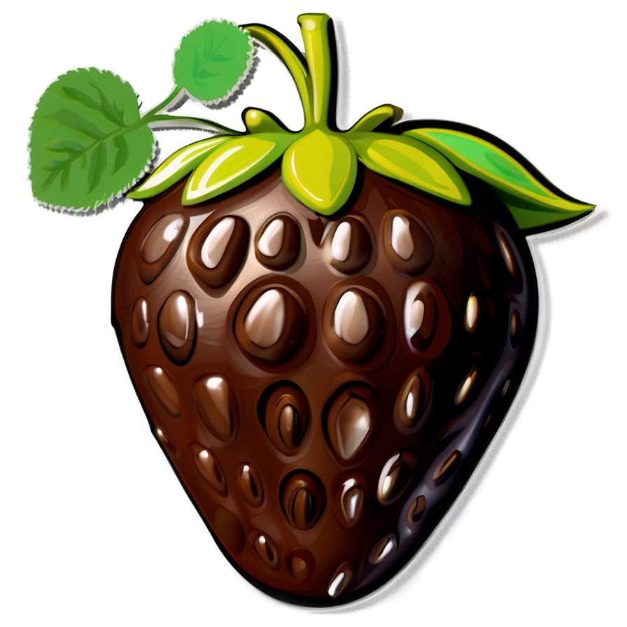 Chocolate Covered Strawberry Png 6 PNG image