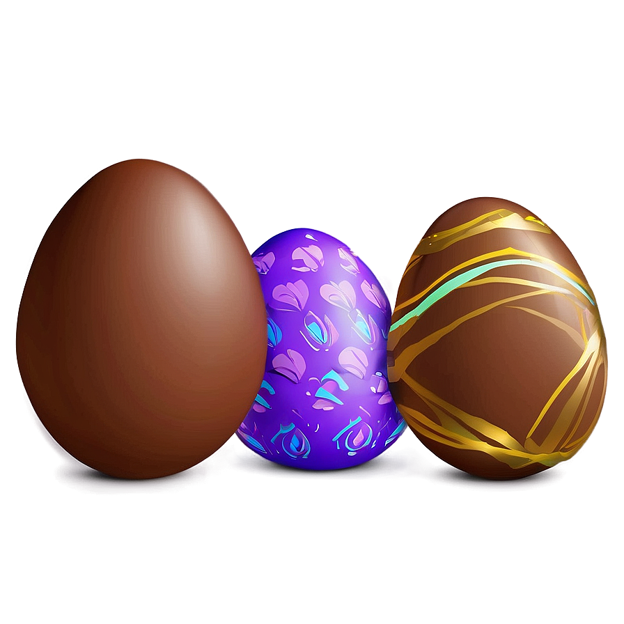 Chocolate Easter Eggs Png Xbm PNG image