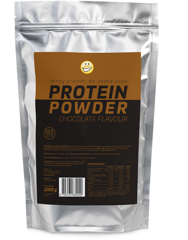 Chocolate Flavored Whey Protein Powder PNG image