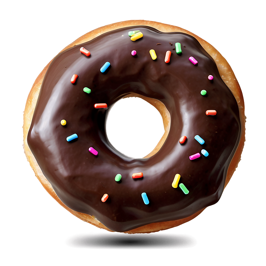 Chocolate Frosted Donut Png 42 PNG image