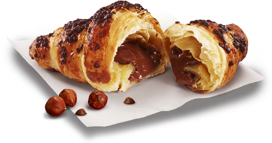 Chocolate Hazelnut Croissant Deliciousness.jpg PNG image