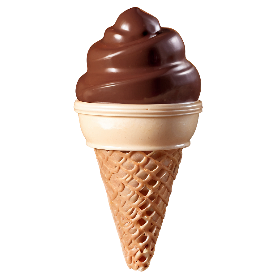 Chocolate Ice Cream Cone Png 46 PNG image
