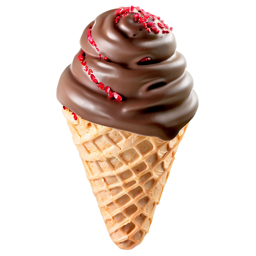 Chocolate Ice Cream Cone Png 87 PNG image