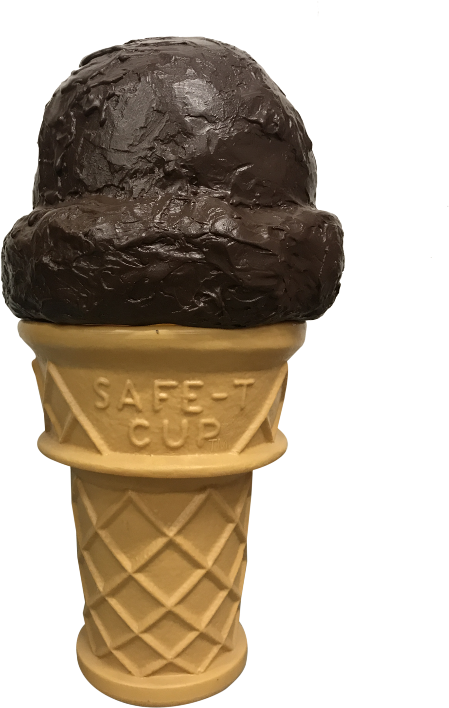 Chocolate Ice Cream Cone S A F T C U P PNG image
