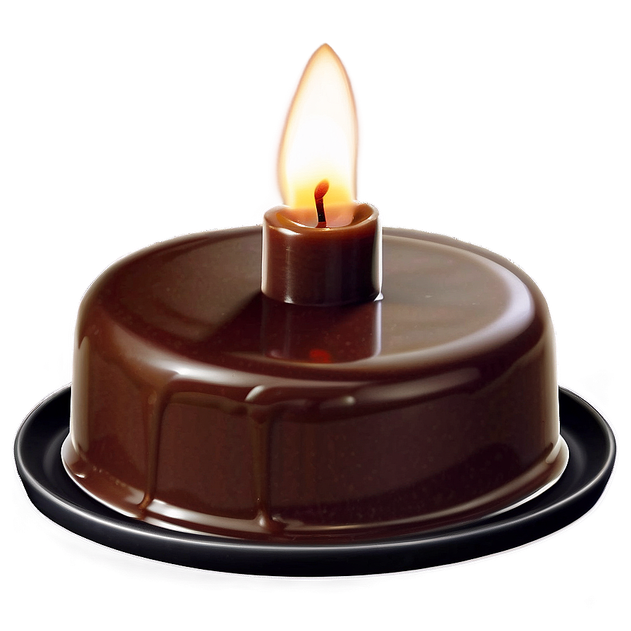 Chocolate Indulgence Candle Png 14 PNG image