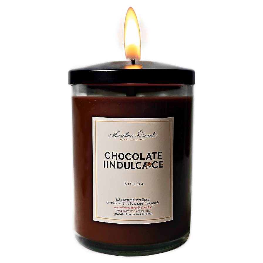 Chocolate Indulgence Candle Png Sdd PNG image