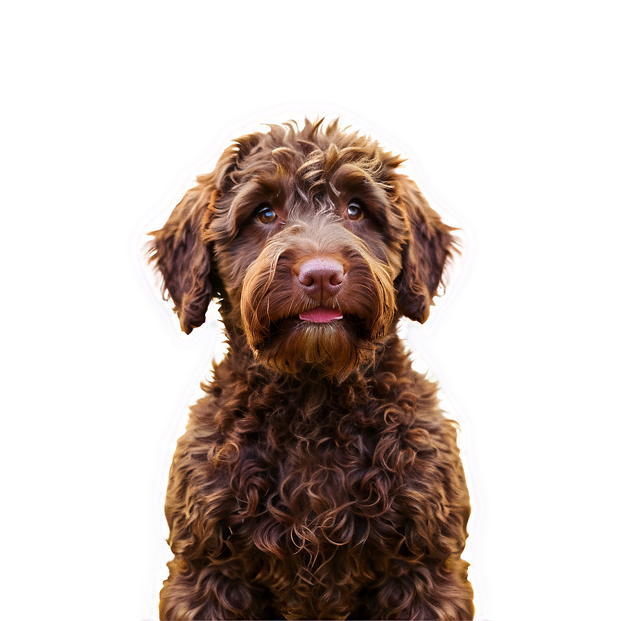 Chocolate Labradoodle Png Jsl91 PNG image