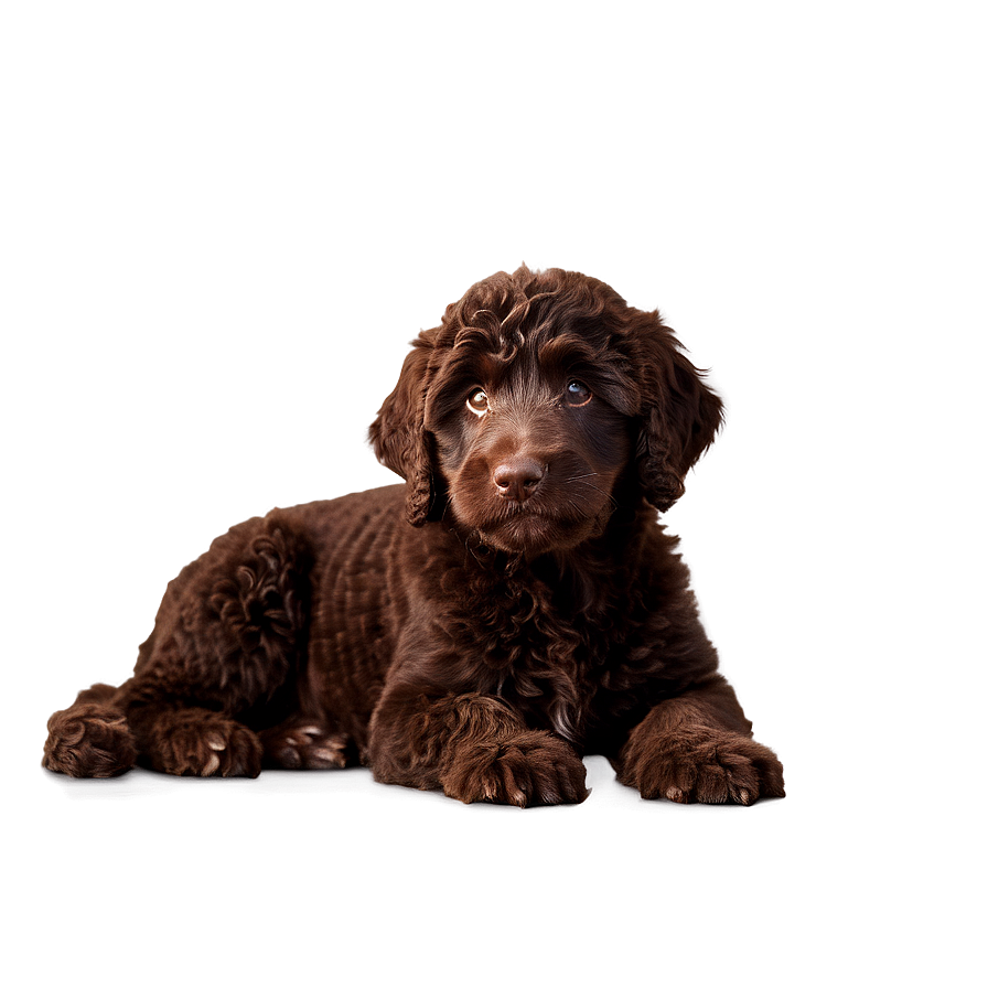 Chocolate Labradoodle Png Ulm82 PNG image