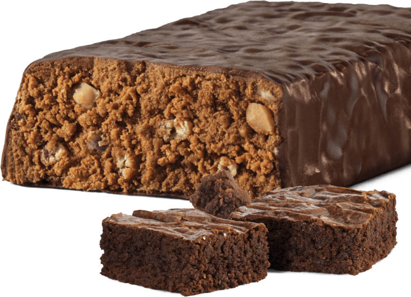 Chocolate Peanut Butter Brownie Bar PNG image