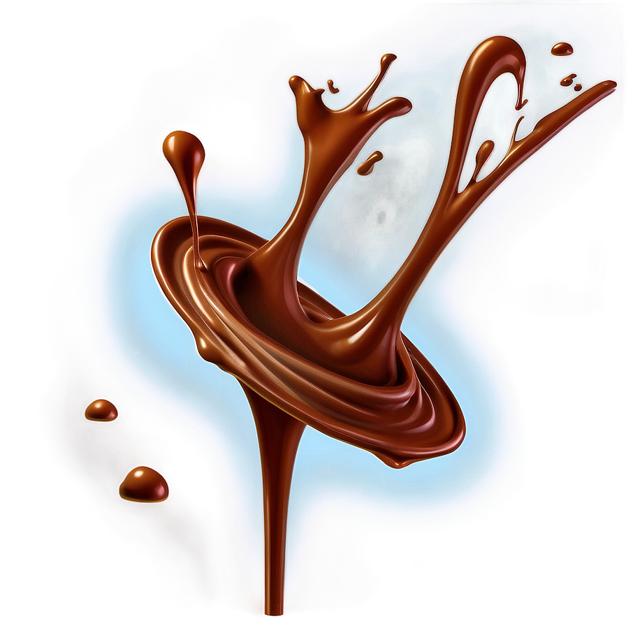 Chocolate Splash Art Png 06262024 PNG image