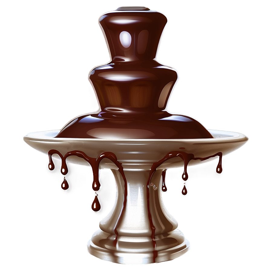 Chocolate Splash Fountain Png 06262024 PNG image